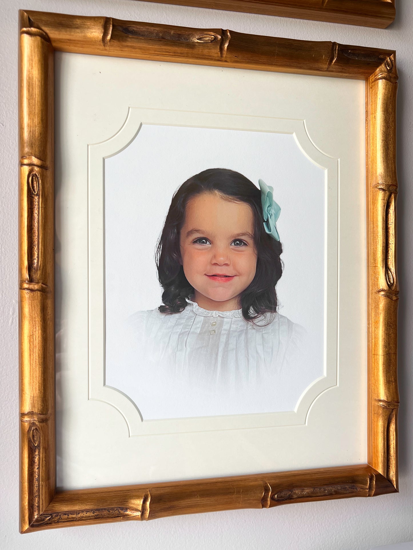 Framed 8x10 Guided Heirloom with Pagoda Mat